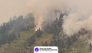 Incendie à Barèges (65) : les pompiers interviennent