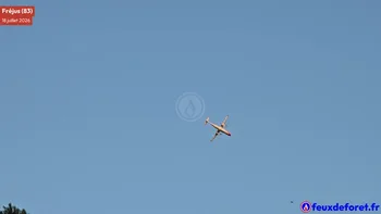 Incendie à Fréjus - Var - 18 juillet 2026 - Feux de forêts et d'espaces naturels
