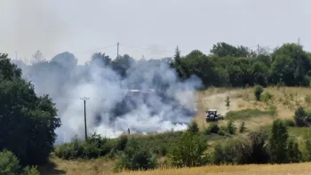 Incendie à Marsan - Gers - 19 juillet 2026 - Feux de forêts et d'espaces naturels
