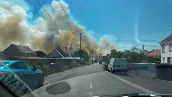 Incendie à Trignac - Loire-Atlantique - 19 juillet 2026 - Feux de forêts et d'espaces naturels