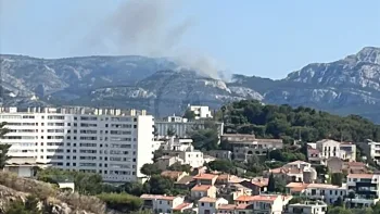 Incendie à Marseille - Bouches-du-Rhône - 20 juin 2026 - Feux de forêts et d'espaces naturels