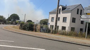 Incendie à Trégunc - Finistère - 20 juillet 2026 - Feux de forêts et d'espaces naturels