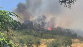 Incendie à Vaugneray - Rhône - 20 juillet 2026 - Feux de forêts et d'espaces naturels