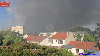 Incendie à Nantes - Loire-Atlantique - 20 juillet 2026 - Feux de forêts et d'espaces naturels