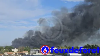 Incendie à Nantes - Loire-Atlantique - 20 juillet 2026 - Feux de forêts et d'espaces naturels