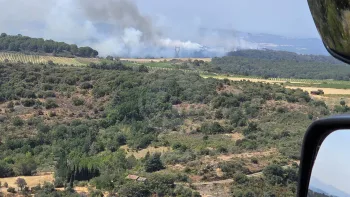 Incendie à Conques-sur-Orbiel - Aude - 21 juillet 2026 - Feux de forêts et d'espaces naturels