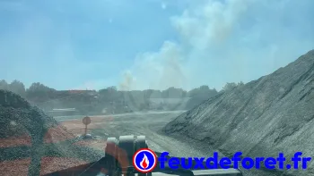 Incendie à Thiviers - Dordogne - 21 juillet 2026 - Feux de forêts et d'espaces naturels