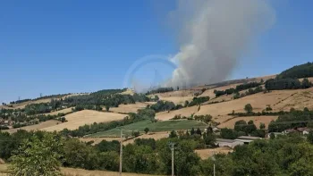 Incendie à Saint-Romain-les-Atheux - Loire - 21 juillet 2026 - Feux de forêts et d'espaces naturels