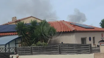 Incendie à Millas - Pyrénées-Orientales - 21 juin 2026 - Feux de forêts et d'espaces naturels