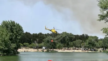 Incendie à Millas - Pyrénées-Orientales - 21 juin 2026 - Feux de forêts et d'espaces naturels