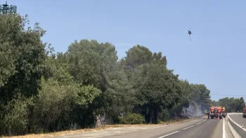 Incendie à Nîmes - Gard - 21 juillet 2026 - Feux de forêts et d'espaces naturels