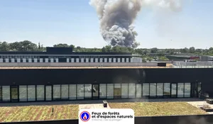 Incendie à Mérignac (33) : les pompiers interviennent
