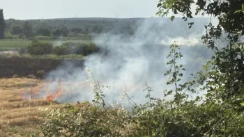 Incendie à Remoulins - Gard - 21 juin 2026 - Feux de forêts et d'espaces naturels