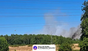 Incendie à Saugon (33) : les pompiers interviennent