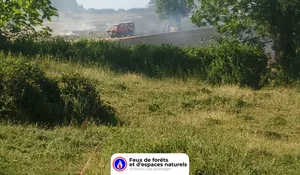 Incendie à Deux-Grosnes (69) : le feu est éteint