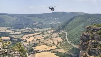 Incendie à Nant - Aveyron - 21 juin 2026 - Feux de forêts et d'espaces naturels