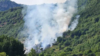 Incendie à Nant - Aveyron - 21 juin 2026 - Feux de forêts et d'espaces naturels