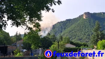 Incendie à Nant - Aveyron - 21 juin 2026 - Feux de forêts et d'espaces naturels