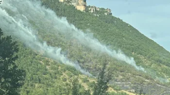 Incendie à Nant - Aveyron - 21 juin 2026 - Feux de forêts et d'espaces naturels