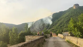 Incendie à Nant - Aveyron - 21 juin 2026 - Feux de forêts et d'espaces naturels