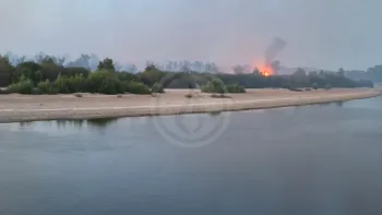 Incendie à Sougy-sur-Loire - Nièvre - 21 juillet 2026 - Feux de forêts et d'espaces naturels