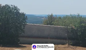 Incendie à Concots (46) : les pompiers interviennent