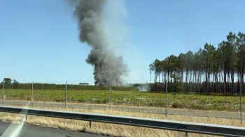 Incendie à Castets - Landes - 22 juillet 2026 - Feux de forêts et d'espaces naturels