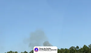 Incendie à Castets (40) : les pompiers interviennent