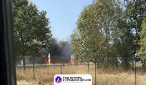 Incendie à Échillais (17) : les pompiers interviennent