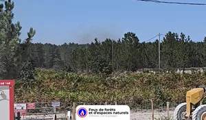 Incendie à Montlieu-la-Garde (17) : les pompiers interviennent
