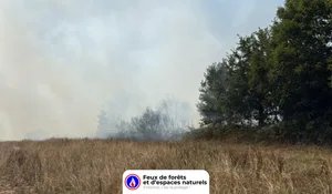 Incendie à Questembert (56) : les pompiers interviennent