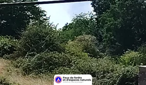 Incendie à Plœmeur (56) : les pompiers interviennent