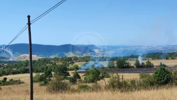 Incendie à Millau - Aveyron - 22 juin 2026 - Feux de forêts et d'espaces naturels
