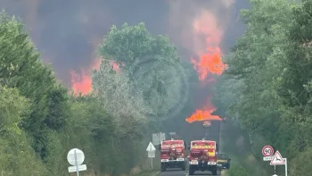Incendie à Montmorillon - Vienne - 22 juin 2026 - Feux de forêts et d'espaces naturels