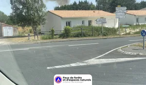 Incendie à Montendre (17) : le feu est éteint