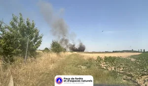 Incendie à Parçay-Meslay (37) : le feu est éteint