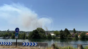 Incendie à Saint-Martin-du-Tertre - Yonne - 22 juin 2026 - Feux de forêts et d'espaces naturels