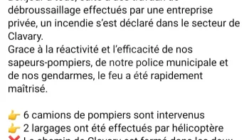 Incendie à Pégomas - Alpes-Maritimes - 23 juin 2026 - Feux de forêts et d'espaces naturels