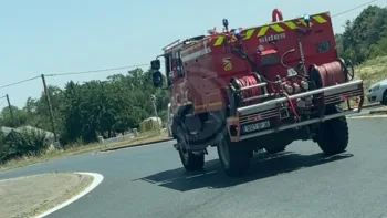 Incendie à Saint-Août - Indre - 23 juin 2026 - Feux de forêts et d'espaces naturels