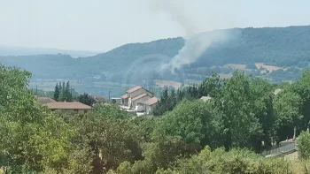 Incendie à Bénonces - Ain - 23 juin 2026 - Feux de forêts et d'espaces naturels