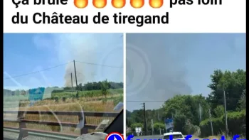 Incendie à Lamonzie-Montastruc - Dordogne - 23 juin 2026 - Feux de forêts et d'espaces naturels