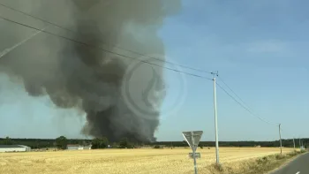Incendie à Saint-Macaire-du-Bois - Maine-et-Loire - 23 juin 2026 - Feux de forêts et d'espaces naturels