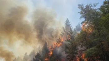 Incendie à Thiers - Puy-de-Dôme - 23 juin 2026 - Feux de forêts et d'espaces naturels