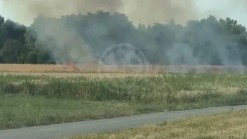 Incendie à Les Avenières Veyrins-Thuellin - Isère - 23 juin 2026 - Feux de forêts et d'espaces naturels