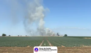 Incendie à Biozat (03) : le feu est éteint