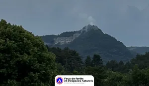 Incendie à Die (26) : les pompiers interviennent