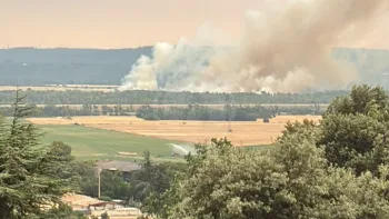 Incendie à Vinon-sur-Verdon - Var - 24 juin 2026 - Feux de forêts et d'espaces naturels
