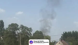 Incendie à Chitenay (41) : le feu est éteint
