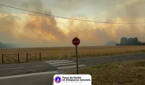 Incendie à Le Thou (17) : le feu est éteint