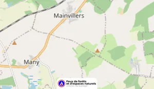 Incendie à Many (57) : les pompiers interviennent